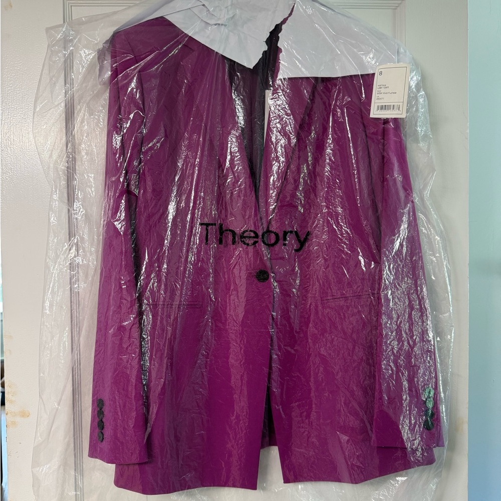 Theory Fuchsia Jacket NWT in original garment bag